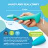 RAD Facial Roller - 2-in-1 Jade Roller & Gua Sha Tool, Silicone Handle, Skin Care, Rolling & Scraping Massage Therapy view 4