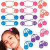16pc Ponytail 24MM Balls Hair Elastics Collection Brightly Colored Ponytail Balls For Girls And Toddlers view 1