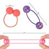 16pc Ponytail 24MM Balls Hair Elastics Collection Brightly Colored Ponytail Balls For Girls And Toddlers view 3
