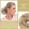 Toni Brattin Twist Classic - Hair Piece Accessory - Instant Volume & Styling for Women - Wrap Around Short or Long Ponytail - Quick and Easy to Use Wrap Up Bun - Heat-Friendly Fiber (Platinum) view 3