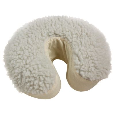 Body Linen 10 Pack Repose Fleece Face Rest Pads Add Extra Padding to Your Massage Table Cresent Pillow. Increase Client Comfort.