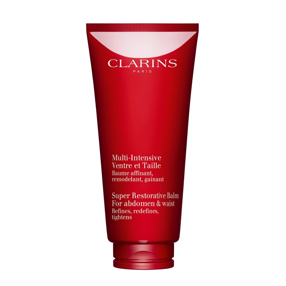 Clarins Super Restorative Abdomen & Waist | Anti-Aging Body Cream For Mature Skin Weakened By Hormonal Changes | Visibly Redefines for Slimming Effect | Firms, Tightens & Tones Skin | 6.8 Ounces