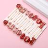 10/16PCS Valentines Day Hair Clips for Women Glitter Love Heart Hair Clips Sweet XOXO Bobby Hairpins Costume Party Valentines Day Accessory Gifts for Her view 3