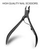 ZIZZON Manicure Set 18 in 1 Professional Pedicure Set Nail scissors Grooming Kit with Leather Travel Case (Black/Red) view 3