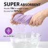 YFONG Larger Microfiber Hair Towel Wrap for Women, Purple, 30" X 10.2" view 2