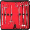AAProTools 6 Pieces Body Piercing Instruments Kit Tools Penington, Sponge, Septum Forceps, 4 Prong Ball Grabber (Case) DS-1592 view 1