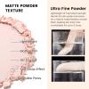 FREEORR Pink Setting Loose Face Powder, Oil Control Minimizes Pore, Baking Powder With Triangle Puff, Soft Focus, Matte Flawless Finish, 8g 02 Pink Complexion view 3