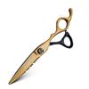 XUANFENG Black Gold Hair Scissors 6 inch 9CR18 Steel Hairdresser Professional Cutting Scissors and thinning Scissors (Cutting Scissors) view 3