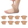 Moisturizing Heel Socks, Vented Moisturizing Socks Spa Gel Socks, Moisturizing Gel Heel Sleeves, 4 Pair Stop Cracked, Repair Cracked Heels Prevent (Fleshcolor) view 4