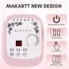 Makartt Nail Drill Professional 35000RPM Electric Nail File Machine, Genesie Nail Efile Bundle with Safety Nail Drill Bits Tungsten Carbide Cuticle Remover Drill Bit Under Nail Cleaner view 2