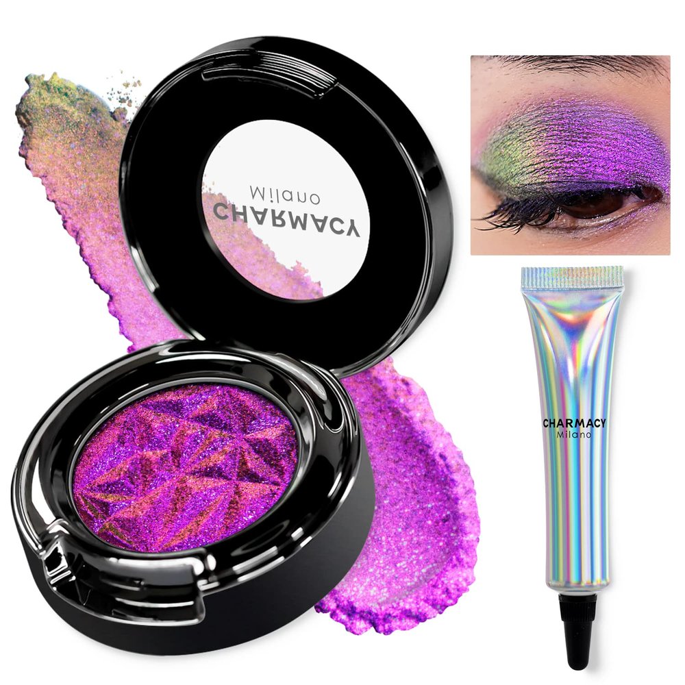 CHARMACY Duochrome Eyeshadow, Insane Shifters Chameleon Eyeshadow, Creates High-Impact, Metallic Eye Looks, 100% Vegan and Cruelty Free (Chameleon-#903, 0.05 Ounce (Pack of 1))