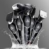 BestMal 5 in 1 Electric Shaver Razor for Men, Wet/Dry Waterproof Rechargeable With Nose Trimmer, Sideburns Hair Trimmer and Face Cleaning Brush view 2