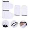CALLARON Paraffin Wax Mitts and Booties Set Hand Foot Care Heat Therapy Spa Glove and Sock Made of Polyester and Flannel view 3