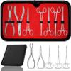 AAProTools Body Piercing Instruments Kit Of 7 Pcs Tools Penington Forceps DS-1594 view 1