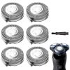 SH50/52 Replacement Heads Blades Compatible with Phillips Shavers Series 5000, ATXX, PTXX, SH50 Shaving Heads Upgraded Compatible with Noreclo Series 5000 Mens Electric Razors, 6-Pack view 1