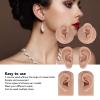 3 Pairs of Silicone Ear Model, Soft and Flexible Simulation Human Ear Model for Piercing Practice, Jewelry Display, Human Ear Model (Medium Fleshcolor) view 4