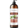 velona Jojoba Oil - 32 fl oz (With Pump) | 100% Pure and Natural | Golden, Unrefined, Cold Pressed, Hexane Free | Moisturizing Face, Hair, Body, Skin Care view 1