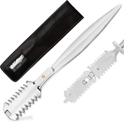 Duel Way Hair Shaper THINNING Layer Hair Cutting Razor Comb Blades for Hairdressing Scissor