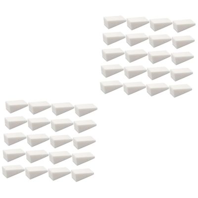 BIUDECO 96pcs Gradient Nail Art Sponges Soft Cosmetic for Manicure Makeup Skin Friendly Multi-use Water-absorbent Beauty Tools for Women and Girls
