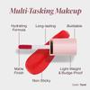 Mineral Fusion 2-in-1 Lip & Cheek Stain Tavel, 0.10 fl oz, Vibrant Coral hydrating, long-lasting, matte lip and cheek color view 2