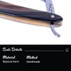 5/8 Straight Razor Full Hollow Square Point Special Carbon Steel, Shave Ready Handmade Classic Wet Shaving Straight Razor (MADE IN GERMANY) Genuine Horn view 3