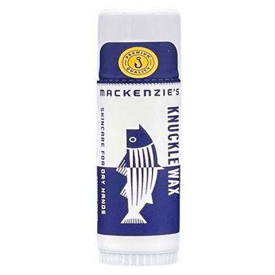 MacKenzie's Knuckle Wax Stick - Holiday Gifts for Fisherman - Christmas Gifts for Men - Holiday Gifts for Women - Stocking Stuffer - Hand Repair - Natural Moisturizer - Hand Salve - Hand Balm - .6 oz