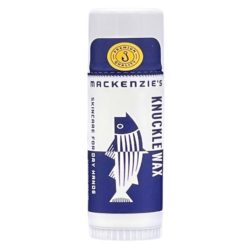 MacKenzie's Knuckle Wax Stick - Holiday Gifts for Fisherman - Christmas Gifts for Men - Holiday Gifts for Women - Stocking Stuffer - Hand Repair - Natural Moisturizer - Hand Salve - Hand Balm - .6 oz