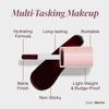 Mineral Fusion 2-in-1 Lip & Cheek Stain Merlot, 0.10 fl oz, Deep Cherry Red hydrating, long-lasting, matte lip and cheek color view 2