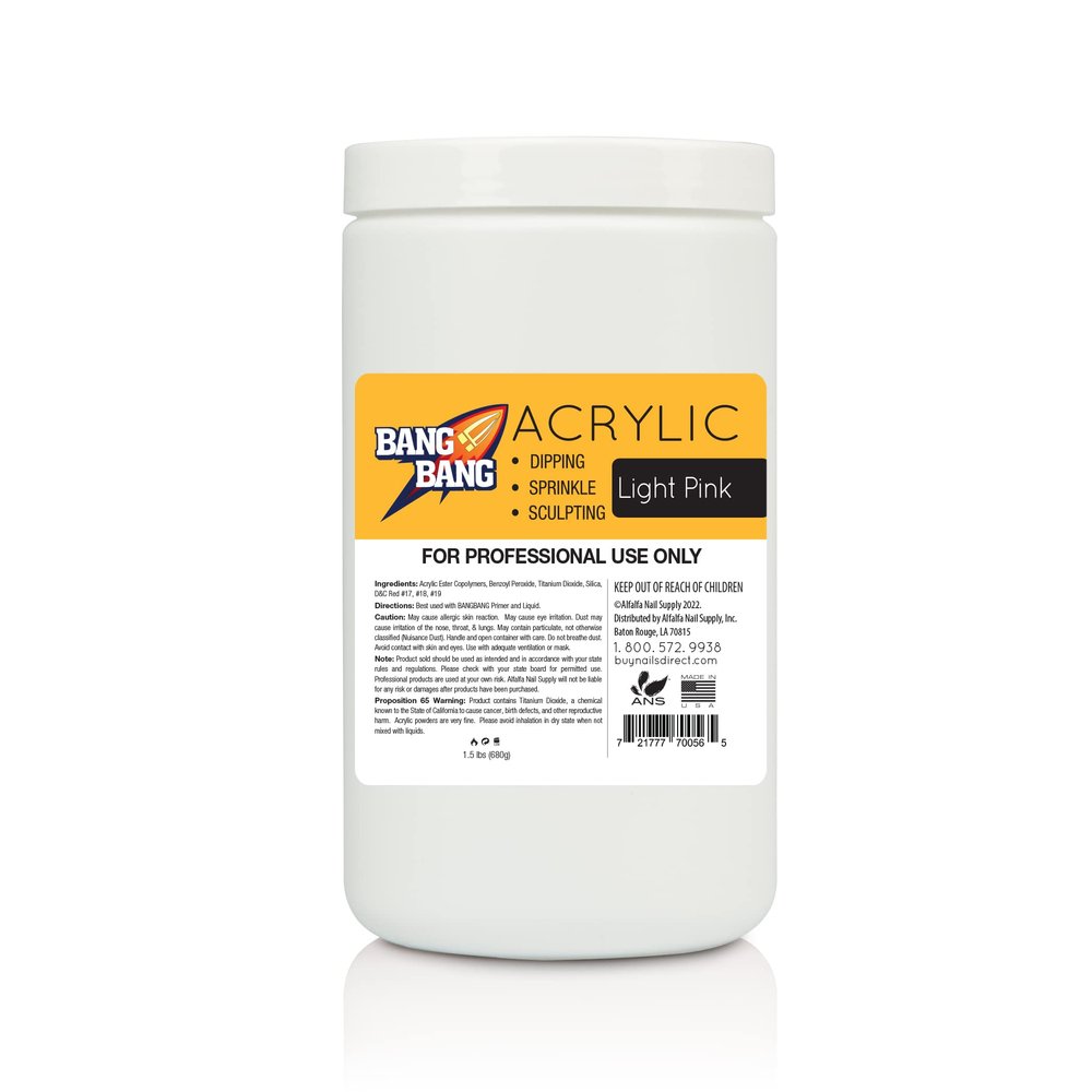 BangBang Acrylic Powder - Light Pink - 1.5 lbs