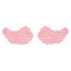 ideayard Rose Quartz Eye Mask, Mini Eye Mask Natural Quartz Mask for Eliminate Wrinkles Puffiness (Rose quartz-A) view 1
