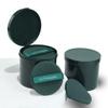 7pcs Soft Makeup Puff Set With Storage Box - Triangle, Round, Reusable Sponge for Liquid Foundation and Powder - Wet and Dry, Non-latex (Pineapple-Round) view 1