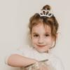 Brishow Rhinestone Girl Tiaras Comb Silver Crystal Hair Combs Crown Princess Headpiece for Little Girls view 2