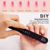 Makartt Nail File 180 240 Grit Emery Boards for Nails 10pcs Nail Files Professional Washable Doubled Sides Bundle with Genesie Nail Drill Professional 35000RPM Electric Nail File Machine view 4