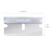 FOSHIO 200PCS Stainless Steel Single Edge Razor Blades, Individually Wrapped Blades for Razor Blade Scraper, Removing Labels, Stickers, Decals, Gasket, Cleaning Glass Stove Top, Window view 2