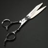 XUANFENG Peacock Screw Silver Hair Cutting Scissors and thinning Scissors 6 inch 9cr18 Steel Barber Scissors, Suitable for Families (Cutting Scissors) view 3