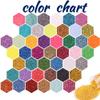 Ultra Fine Glitter 45 Colors Set, Holographic Glitter Powder for Tumblers, Arts and Craft Glitter, Iridescent Glitter for Epoxy Resin, Cosmetic Glitter for Body Nail Face Hair Eyeshadow Makeup view 3