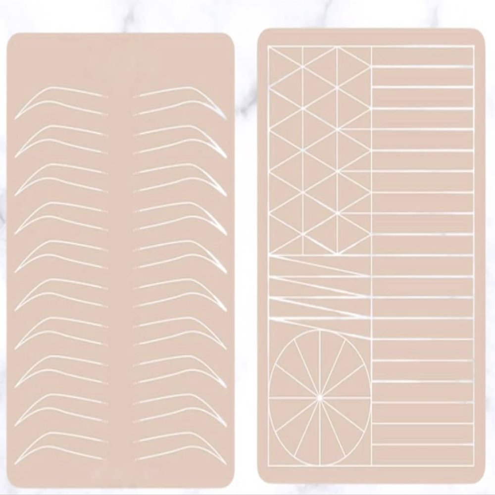 Thick 2-sided Practice Silicone Skin for Microblading, Shading, and Nano