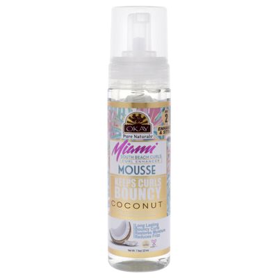 Okay Miami South Beach Curls - Curl Enhancing for Women - 7.5 oz Mousse