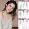 Black Eyebrows Tattoo 6 Sheets, Hair-like Popular Fake Eyebrows Waterproof Long-lasting 3-5 days 4D Realistic Makeup Tattoo, Eyebrow Transfer Sticker for Women Girls view 1