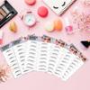 Black Eyebrows Tattoo 6 Sheets, Hair-like Popular Fake Eyebrows Waterproof Long-lasting 3-5 days 4D Realistic Makeup Tattoo, Eyebrow Transfer Sticker for Women Girls view 4