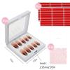 GUXACU Press On Nail Packaging Boxes - 3D Floating Storage and Display Box With 60pcs Double Sided Adhesive Tape for Nail Tech view 2