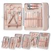 7/10/12/18/19Pcs/Set Manicure Set Pedicure Nail Tools Kit Stainless Steel Nail Cutter Scissor Clippers Professional Manicure Set,MGJ,12Pcs view 3