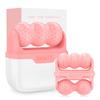 Deashun 2 in 1 Ice Roller for Face Eye, Face Massager Roller for Eye Puffiness, Reduces Wrinkles, Relief Migraine and Minor Injury, Cold Facial Skin Care Tools Ice Roller (Pink) view 1