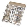7/10/12/18/19Pcs/Set Manicure Set Pedicure Nail Tools Kit Stainless Steel Nail Cutter Scissor Clippers Professional Manicure Set,SZW,GOLD,19Pcs view 1