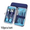 7/10/12/18/19Pcs/Set Manicure Set Pedicure Nail Tools Kit Stainless Steel Nail Cutter Scissor Clippers Professional Manicure Set,LS,10Pcs view 2