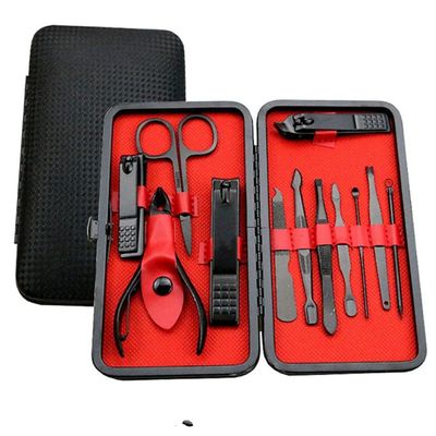 7/10/12/18/19Pcs/Set Manicure Set Pedicure Nail Tools Kit Stainless Steel Nail Cutter Scissor Clippers Professional Manicure Set,HS,12Pcs