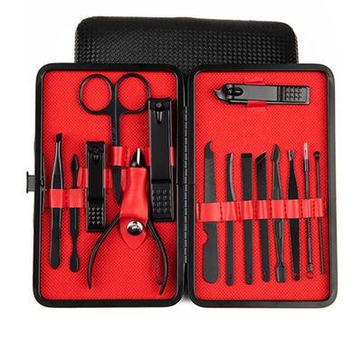7/10/12/18/19Pcs/Set Manicure Set Pedicure Nail Tools Kit Stainless Steel Nail Cutter Scissor Clippers Professional Manicure Set,HS,15Pcs
