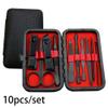 7/10/12/18/19Pcs/Set Manicure Set Pedicure Nail Tools Kit Stainless Steel Nail Cutter Scissor Clippers Professional Manicure Set,HS,10Pcs view 2