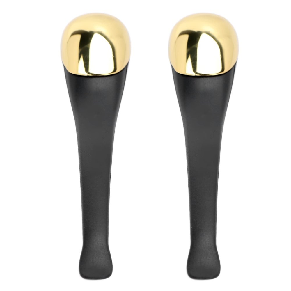 Jeanoko Eye Cream Massage Tool, Stylish Metal 2pcs Skin Lifting Eye Cream Spatula for Women for Home for Beauty Salon Gift