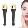 Jeanoko Eye Cream Massage Tool, Stylish Metal 2pcs Skin Lifting Eye Cream Spatula for Women for Home for Beauty Salon Gift view 2
